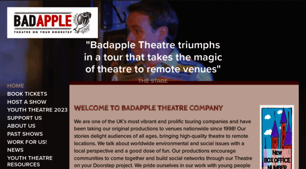 badappletheatre.co.uk