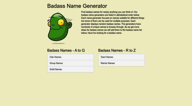 badassnames.xyz