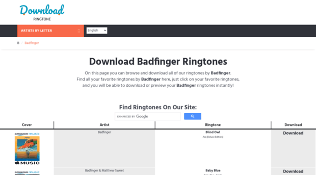 badfinger.download-ringtone.com