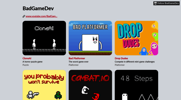 badgamedevyt.itch.io