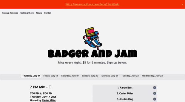 badgerandjam.com