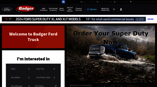 badgerfordtrucks.com