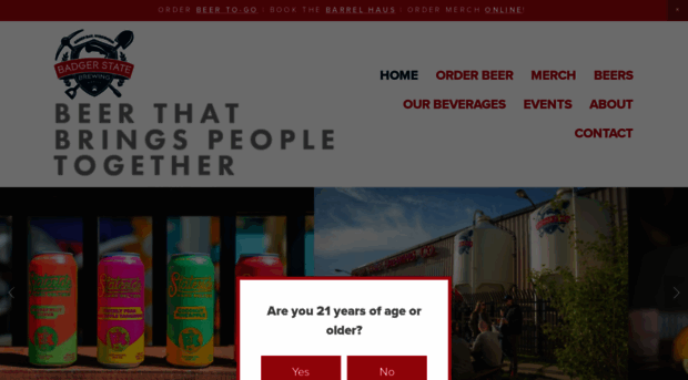 badgerstatebrewing.com