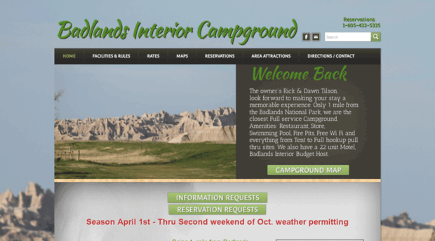 badlandsinteriorcampground.com