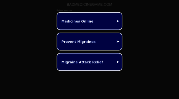 badmedicinegame.com