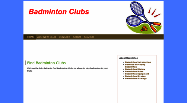 badmintonclubs.org