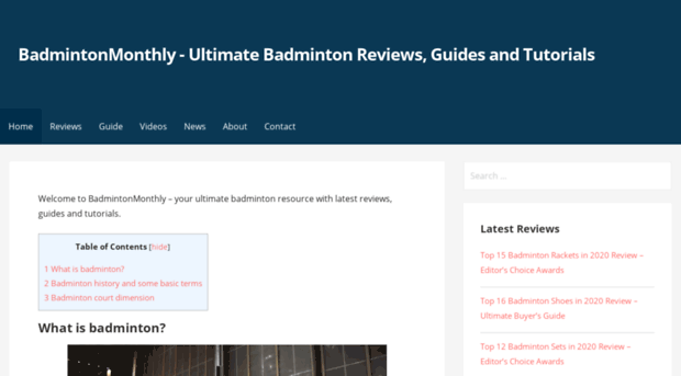 badmintonmonthly.com