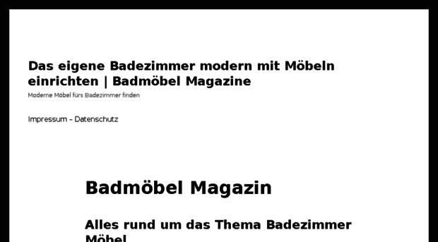 badmoebel-magazine.de