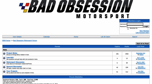 badobsessionmotorsport.activeboard.com