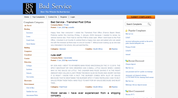 badservicesa.com