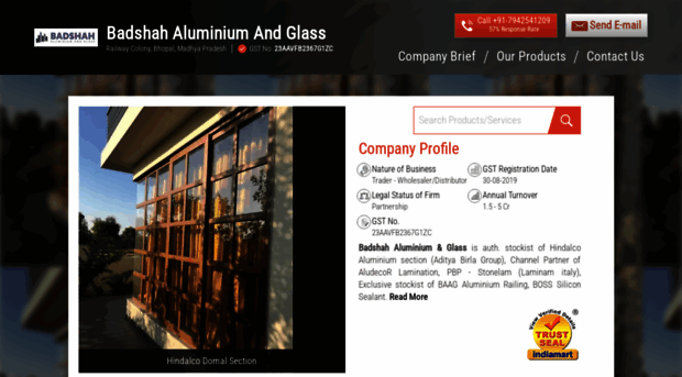 badshahaluminium.com