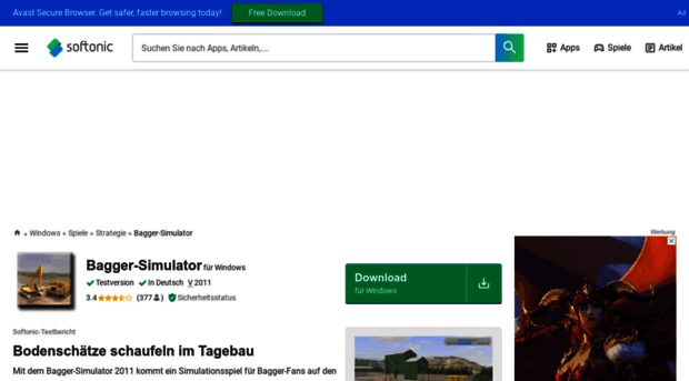 bagger-simulator.softonic.de