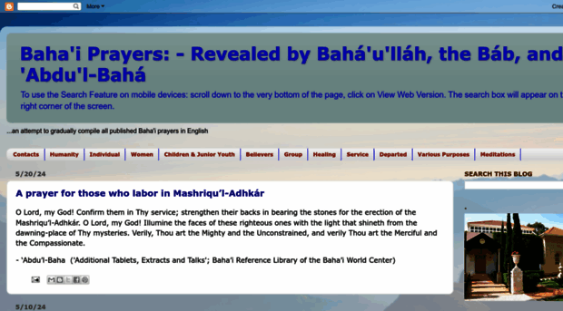 bahaiprayersandmeditations.blogspot.com