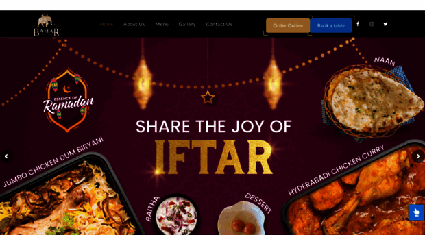 baharindiancuisine.com