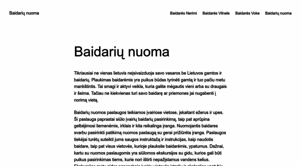 baidariu-nuoma.lt