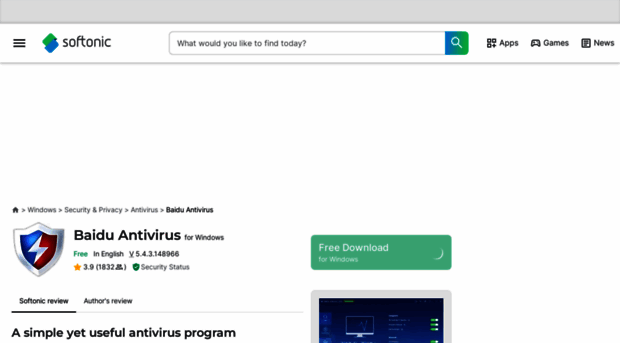 baidu-antivirus.en.softonic.com