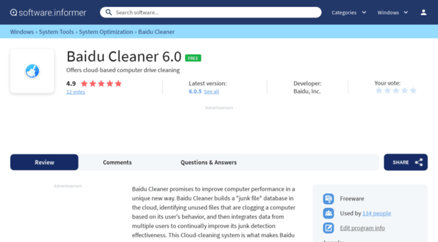 baidu-cleaner.software.informer.com