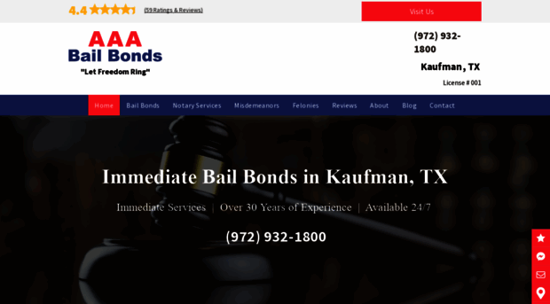 bailbondskaufmancounty.com