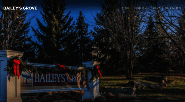 baileysgrovehomes.com