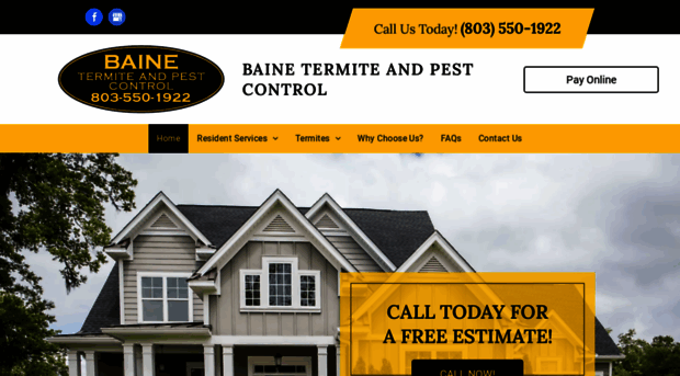 bainetermiteandpestcontrol.com