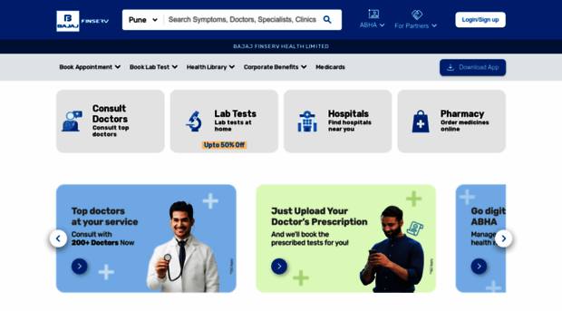 bajajfinservhealth.in