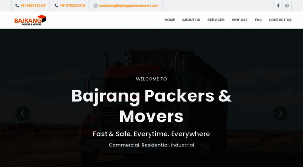 bajrangpackersmovers.com