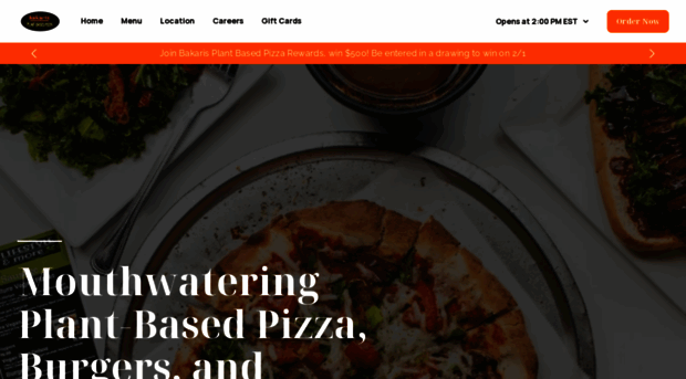 bakarisplantbasedpizza.com
