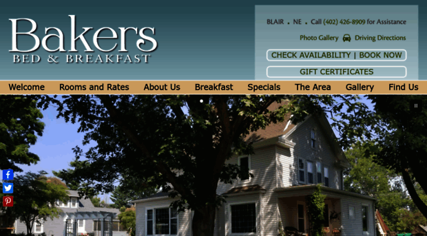 bakersbedandbreakfast.com