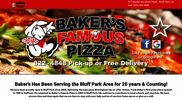 bakersfamouspizza.com