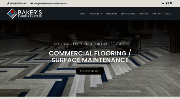 bakersfloorandsurface.com