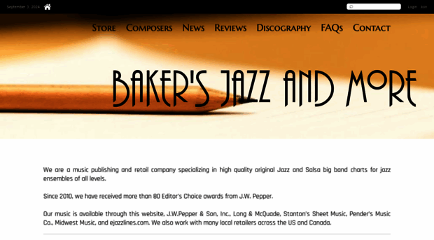 bakersjazzandmore.com