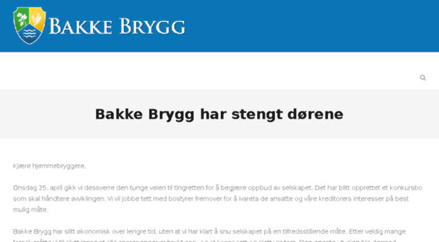 bakkebrygg.no