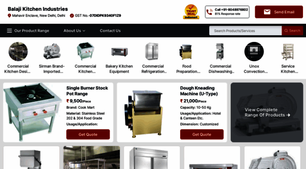 balajikitchenindustries.com