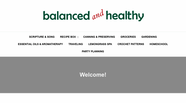 balancedandhealthy.com