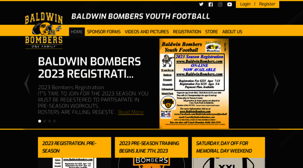 baldwinbombersyouthfootball.com