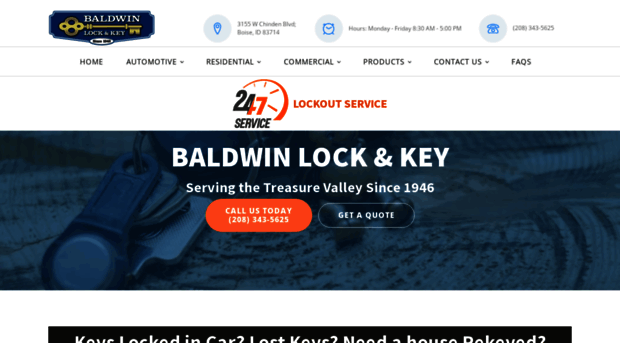 baldwinlockandkey.com