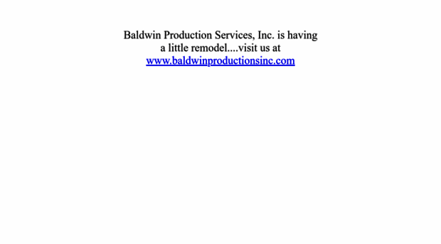 baldwinproductions.com