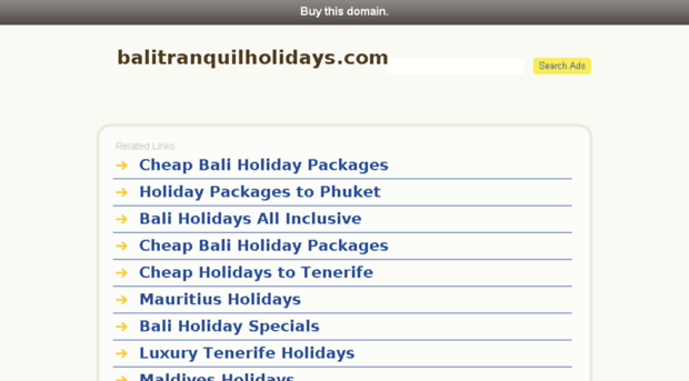 balitranquilholidays.com