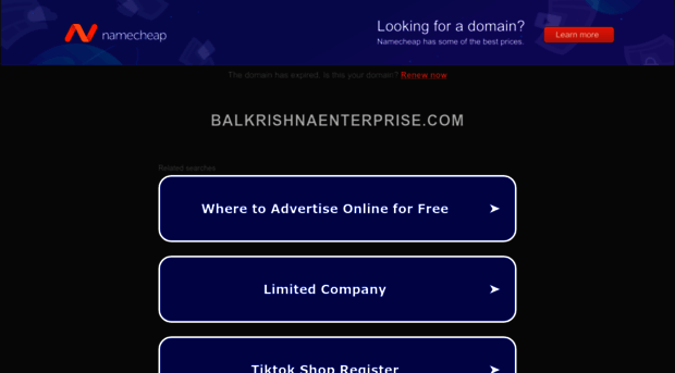 balkrishnaenterprise.com