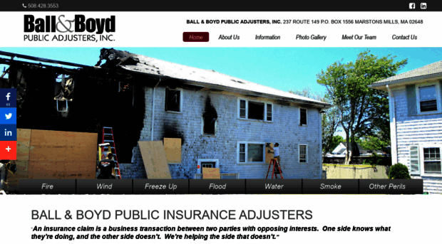 ballandboydpublicadjusters.com