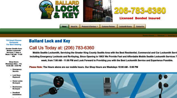 ballardlockandkey.com