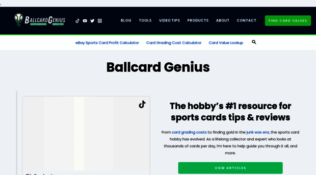 ballcardgenius.com