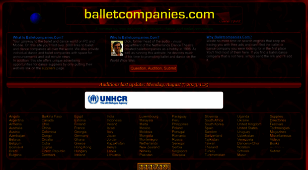 balletcompanies.com