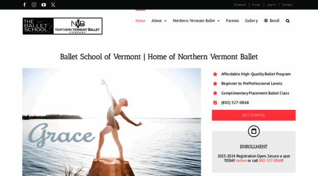 balletschoolofvermont.com