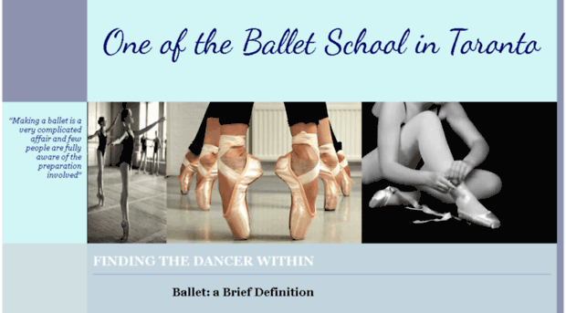 balletschooltoronto.com