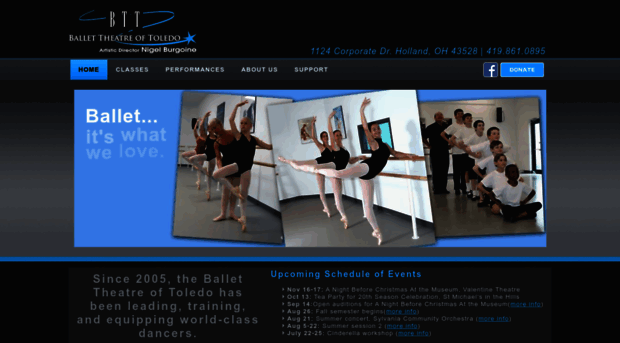 ballettheatreoftoledo.org