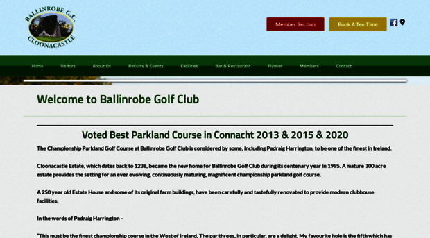 ballinrobegolfclub.com