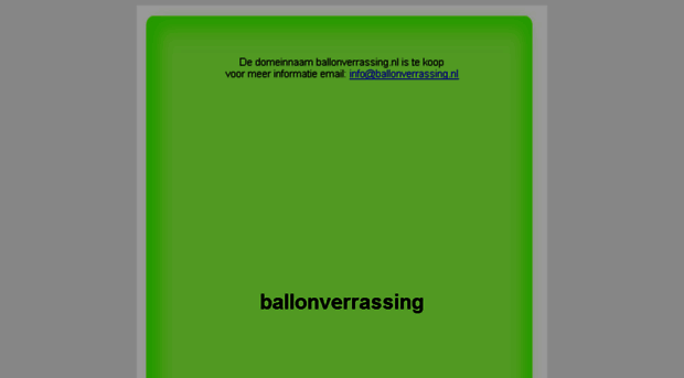 ballonverrassing.nl