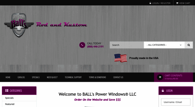 ballspowerwindows.com