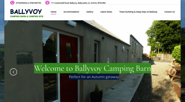 ballyvoycampingbarn.com